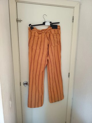 Pantalones Hugo Boss Rayas Naranja
