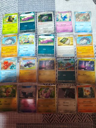 Lote 20 Cartas Pokémon caos creciente CRI. N2