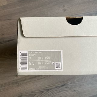 Nike Air Force 1 Triple Black Talla 40