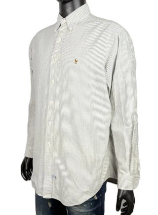 Ralph Lauren Camicia Uomo XL \ 17-35 Cotone Righe