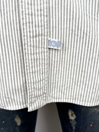 Ralph Lauren Camicia Uomo XL \ 17-35 Cotone Righe