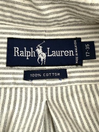 Ralph Lauren Camicia Uomo XL \ 17-35 Cotone Righe