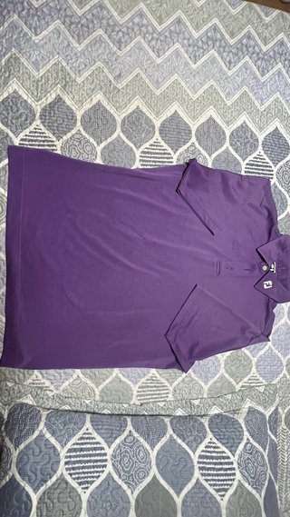 Polo Golf Footjoy Athletic Fit Morado Talla L
