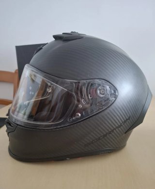 Casco Scorpion Exo R1 Evo Carbon Negro Mate T:XL
