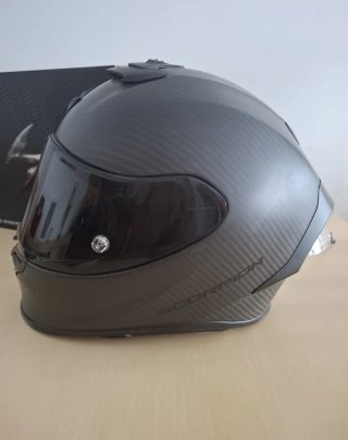 Casco Scorpion Exo R1 Evo Carbon Negro Mate T:XL