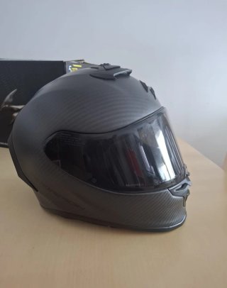Casco Scorpion Exo R1 Evo Carbon Negro Mate T:XL
