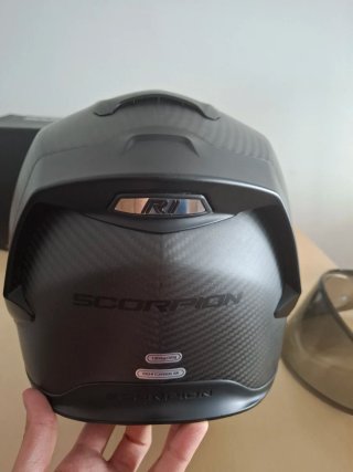 Casco Scorpion Exo R1 Evo Carbon Negro Mate T:XL