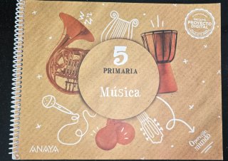 Libros Música 5 Primaria Anaya 15€ unidad
