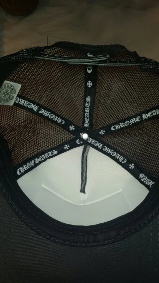 Gorra Chrome Hearts Blanca y Negra Nueva