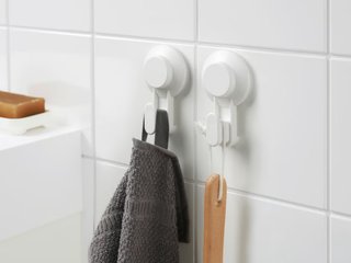 Ganchos Colgadores Ikea Negro y Blanco