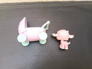 Littlest Pet Shop Oveja Cochecito Bebé