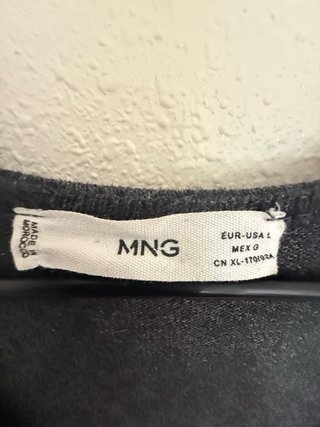 Mono punto gris Mango talla L
