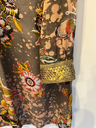 Vestido Privee mujer manga larga lentejuelas