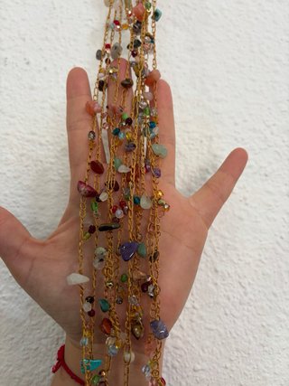 Collar 1000 vueltas piedras naturales