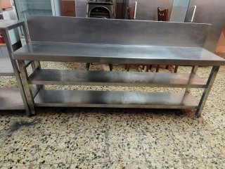 Mesa de trabajo acero inoxidable