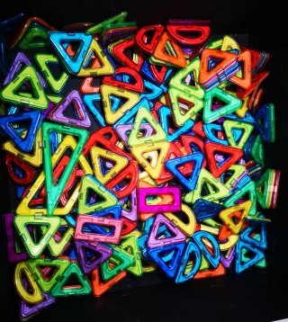 40pz Costruzioni Magnetiche Geometriche