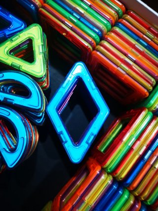 40pz Costruzioni Magnetiche Geometriche