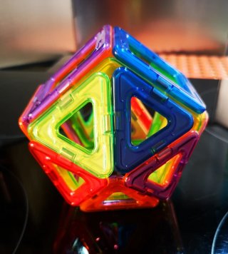 40pz Costruzioni Magnetiche Geometriche