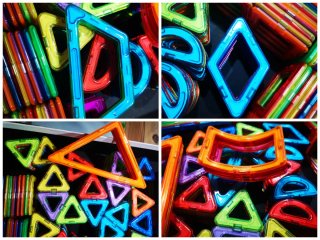 40pz Costruzioni Magnetiche Geometriche