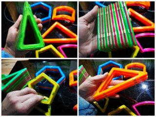 40pz Costruzioni Magnetiche Geometriche