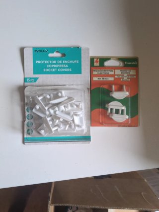 Protectores de enchufe EVOLUX y Concabel