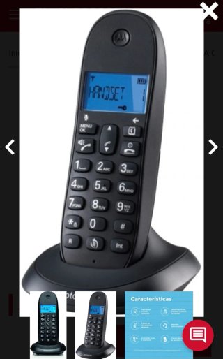Teléfono Inalámbrico Motorola 1001LB+