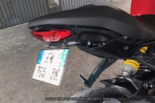 Portamatrícula DUCATI SUPERSPORT 939 950 2017 2025