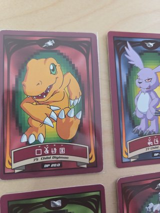 Digimon Cartas Llave Mundo Humano 7/10 1999
