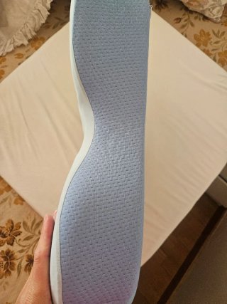 Almohada Antironquidos Azul y Blanca