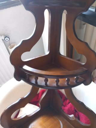 Estantería clásica de esquina de madera NOENVIO