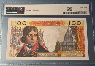 100 Francos Franceses 1959-64 Napoleón