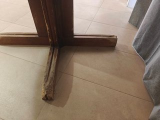 Cristal Templado a medida (110cm) + Mesa Madera Ma