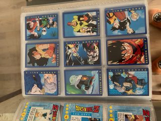 Álbum Cartas Dragon Ball Z Serie Azul Completo