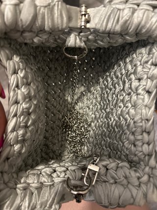 Clutch uncinetto argento