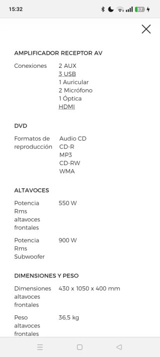 LG XBOOM 2000W Altavoz Fiesta