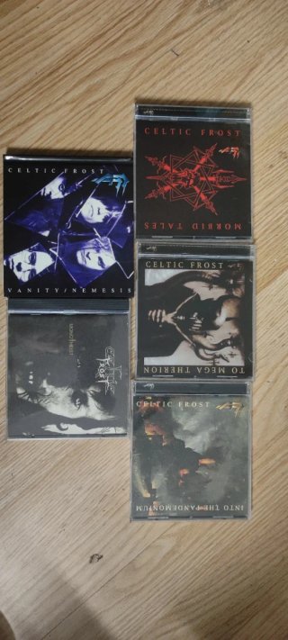 Lote 5 CDs Celtic Frost Xtreme Metal