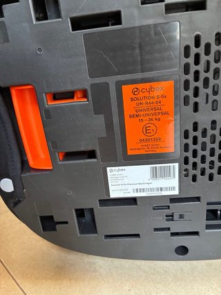 Silla de coche Cybex Solution S-Fix, Grupo 2-3