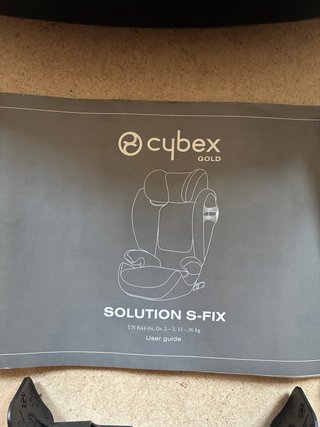 Silla de coche Cybex Solution S-Fix, Grupo 2-3
