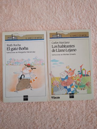LOTE (IV) DE 10 LIBROS EL BARCO DE VAPOR (blancos)