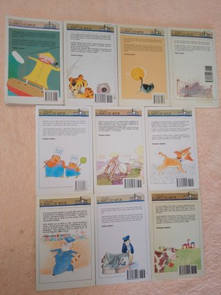 LOTE (IV) DE 10 LIBROS EL BARCO DE VAPOR (blancos)