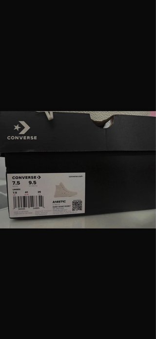 Converse crema altas