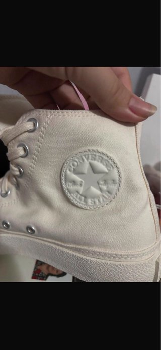 Converse crema altas