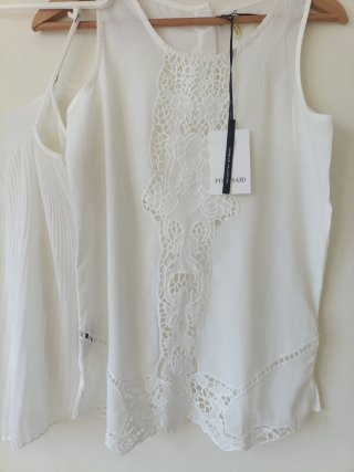 Lote 2 Blusas Blancas