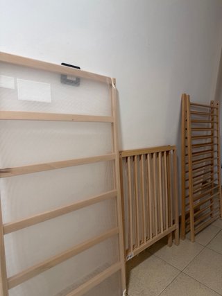 Cuna bebé madera + protector regalo