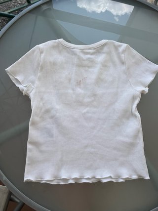 Camiseta H&M flores rosas talla 10-12