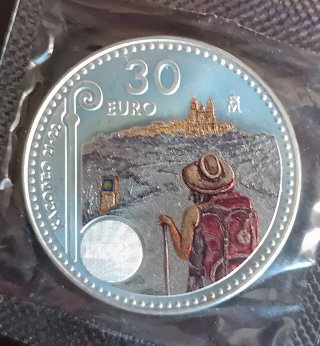 Moneda Plata 30€ España 2020 y 2021