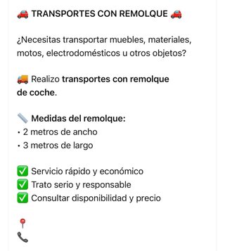 Transportes con remolque