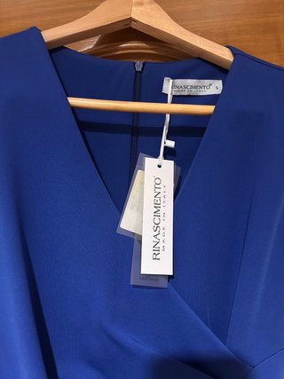 Vestido Rinascimento azul eventos