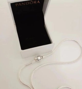 Collar Pandora Corazón Plata