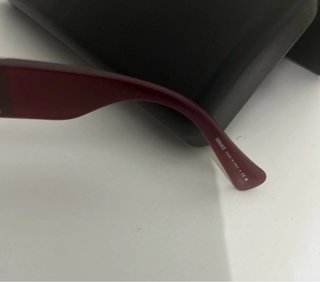 Occhiali da sole Versace bordeaux e oro